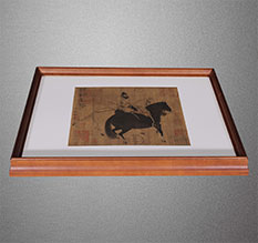 海北书画装裱配框服务案例